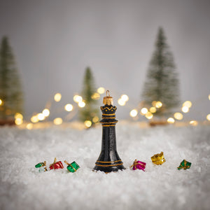 Black Chess Piece Christmas Tree Decoration