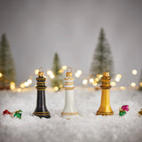 White Chess Piece Christmas Tree Decoration