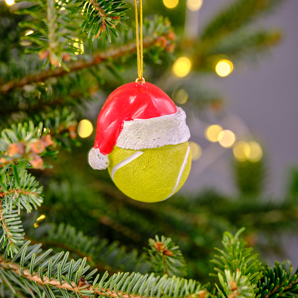 Christmas Tennis Ornament