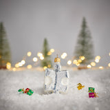 Novelty Silver Puzzle Piece Christmas Tree Decoration