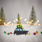 London Black Taxi Cab Hanging Christmas Tree Decoration